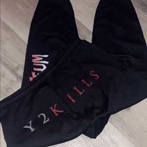 Mystic Museum Y2Kills jogger fleece lined sweatpants